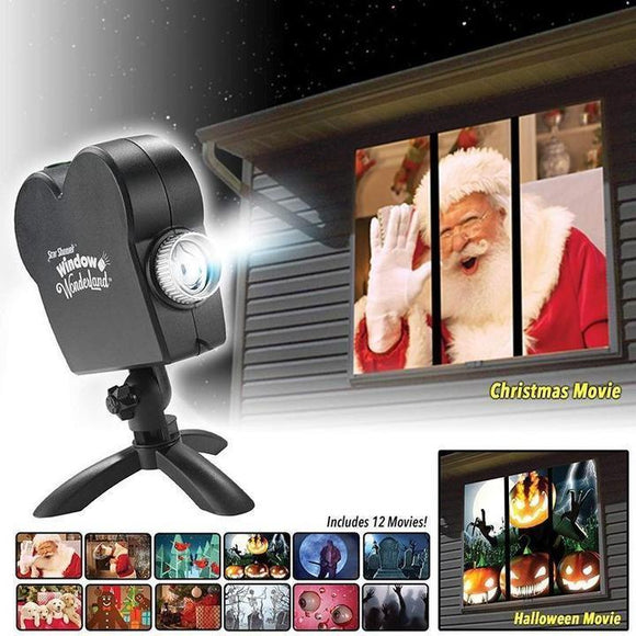 Window Wonderland projector