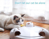 Interactive Pet Cat Toys  Automatic Rotating Play Teaser Plate
