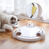 Interactive Pet Cat Toys  Automatic Rotating Play Teaser Plate