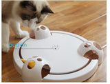 Interactive Pet Cat Toys  Automatic Rotating Play Teaser Plate