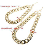 Thick Gold Chain Pets Safety Collar