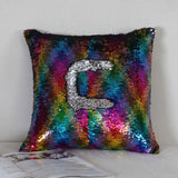 Pillowcase Sequins Throw Pillow Mermaid Cushion Cover Christmas Decorative Reversible Sequin Pillow cover Home Decoration