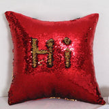 Pillowcase Sequins Throw Pillow Mermaid Cushion Cover Christmas Decorative Reversible Sequin Pillow cover Home Decoration