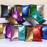 Pillowcase Sequins Throw Pillow Mermaid Cushion Cover Christmas Decorative Reversible Sequin Pillow cover Home Decoration