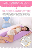 Full Body Pregnancy Pillow - 55 inches Maternity Pillow for Pregnant Women - Comfort U Shaped Pillow with Removable Washable Velvet Cover