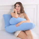 Pregnancy Pillow Bedding Full Body Pillow for Pregnant Women Comfortable U-Shape Cushion Long Side Sleeping Support Pillows