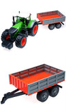 RC Truck Trailer Dump Harvest 4 Wheel RC Tractor 2.4G Remote Control Tractor Engineering Vehicles Model Toys For Children Gifts