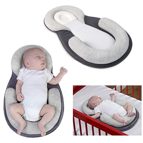 Pillow Baby bed Newborn Anti-rollover Mattress Pillow For 0-12 Months Baby Sleeping Positioning Pad Cotton Pillow