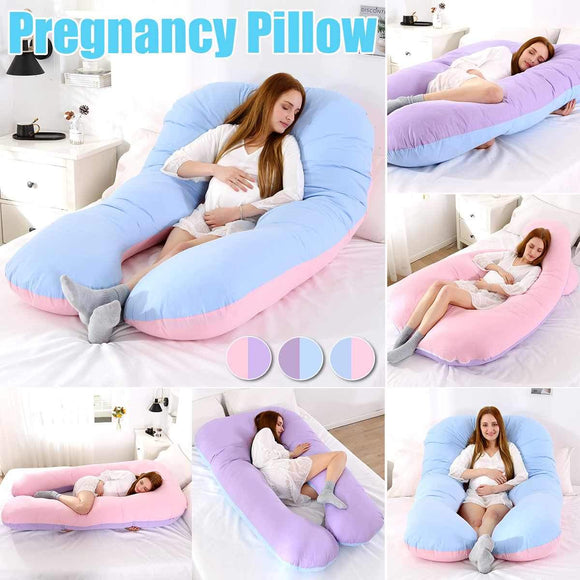 NEW Sleeping Support Pillow Cotton Pillowcase U Shape Maternity Pillows Pregnancy Side Sleepers Bedding For Pregnant Women Body