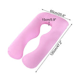 NEW Sleeping Support Pillow Cotton Pillowcase U Shape Maternity Pillows Pregnancy Side Sleepers Bedding For Pregnant Women Body