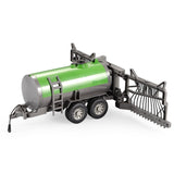 RC Truck Trailer Dump Harvest 4 Wheel RC Tractor 2.4G Remote Control Tractor Engineering Vehicles Model Toys For Children Gifts