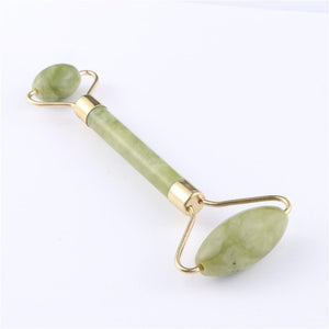 Facial Massage Roller Double Heads Jade Stone Face Lift Hands Body Skin Relaxation Slimming Beauty Health Care , LDL Scraping Facial Massage Roller
