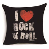 Love Mr Mrs Cotton Linen Throw Pillow Cushion Cover Valentine's Day Gift Home Decoration Decorative Pillowcase