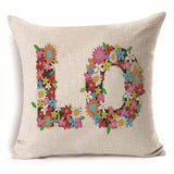 Love Mr Mrs Cotton Linen Throw Pillow Cushion Cover Valentine's Day Gift Home Decoration Decorative Pillowcase