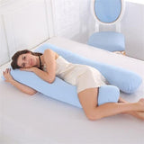 Full Body Pregnancy Pillow - 55 inches Maternity Pillow for Pregnant Women - Comfort U Shaped Pillow with Removable Washable Velvet Cover