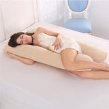Full Body Pregnancy Pillow - 55 inches Maternity Pillow for Pregnant Women - Comfort U Shaped Pillow with Removable Washable Velvet Cover