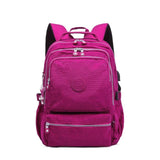 TEGAOTE Women Waterproof Large Capacity Travel Backpack Anti Theft USB Charge