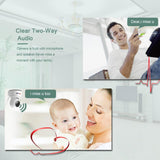 Home Security IP Camera Two Way Audio Wireless Mini Camera Night Vision CCTV WiFi Camera Baby Monitor iCsee