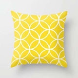 Yellow Cushion Cover Gray Decorative Pillows Geometric Cushion Covers Sofa/Home Decor Throw Pillows Cover Nordic Pillow
