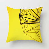 Yellow Cushion Cover Gray Decorative Pillows Geometric Cushion Covers Sofa/Home Decor Throw Pillows Cover Nordic Pillow